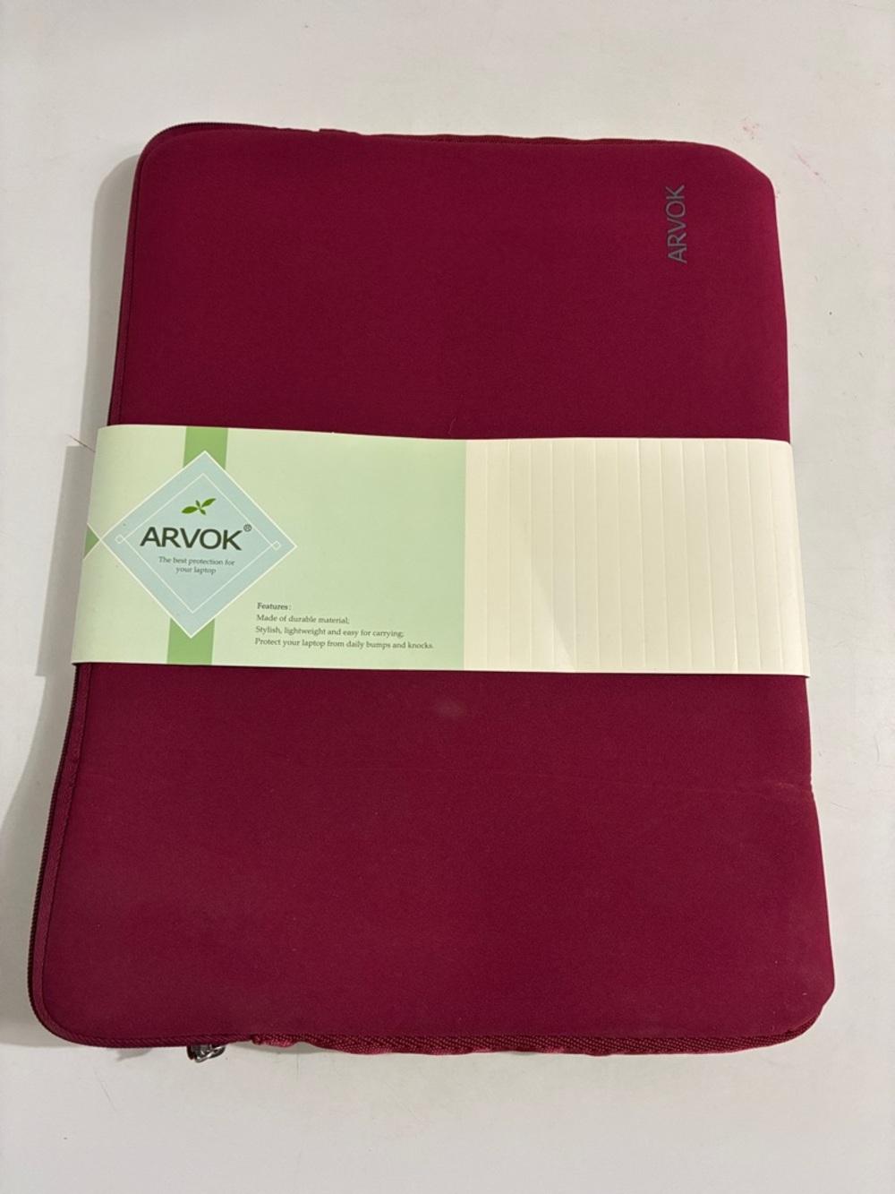 ARVOK Maroon Laptop Sleeve